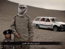 Isis video 'showing British child blowing up car with prisoners inside' shows jihadists are in retreat, says PM