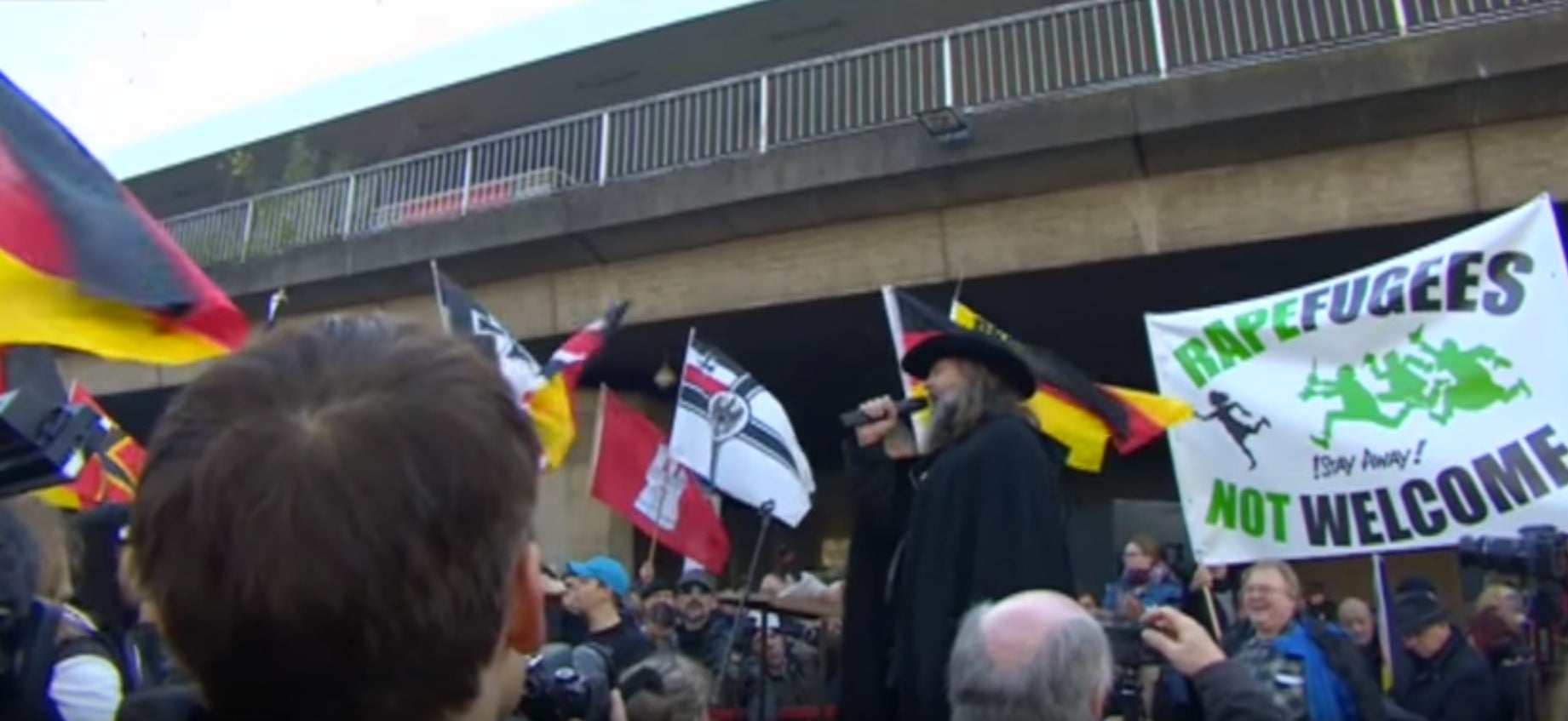 Pegida and other far-right groups have been holding anti-immigrant protests in Germany