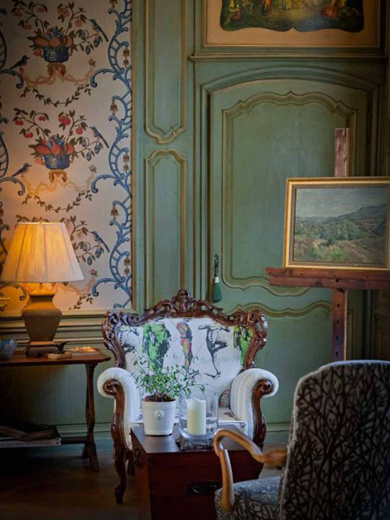 Labour of love: The restored drawing room
