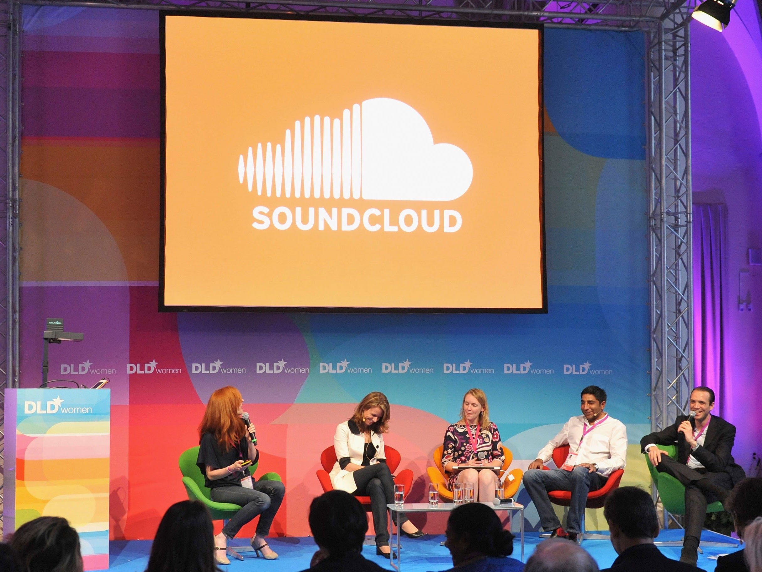 Panelists discuss Soundcloud at the Digital Life Design conference in 2011