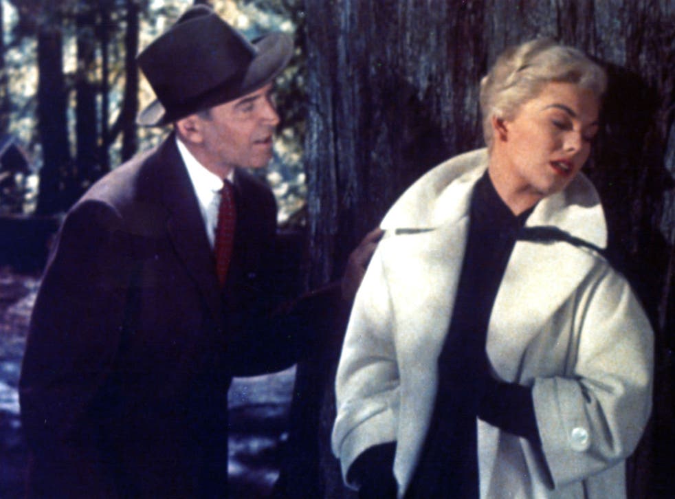 Filmic inspirations: James Stewart and Kim Novak in ‘Vertigo’ in 1958