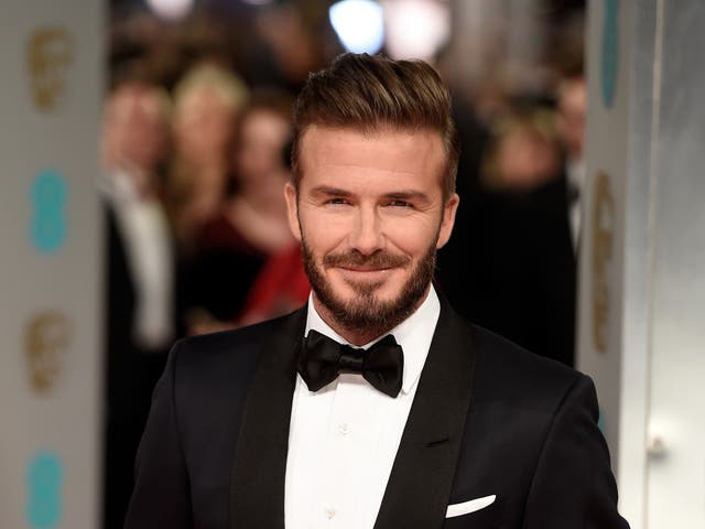 David Beckham wears a Tuxedo 