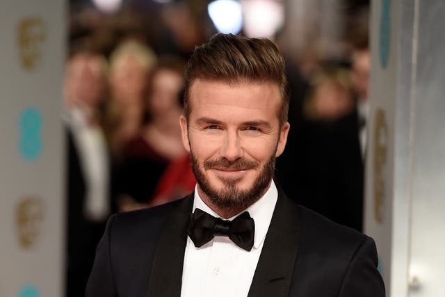 David Beckham wears a Tuxedo 