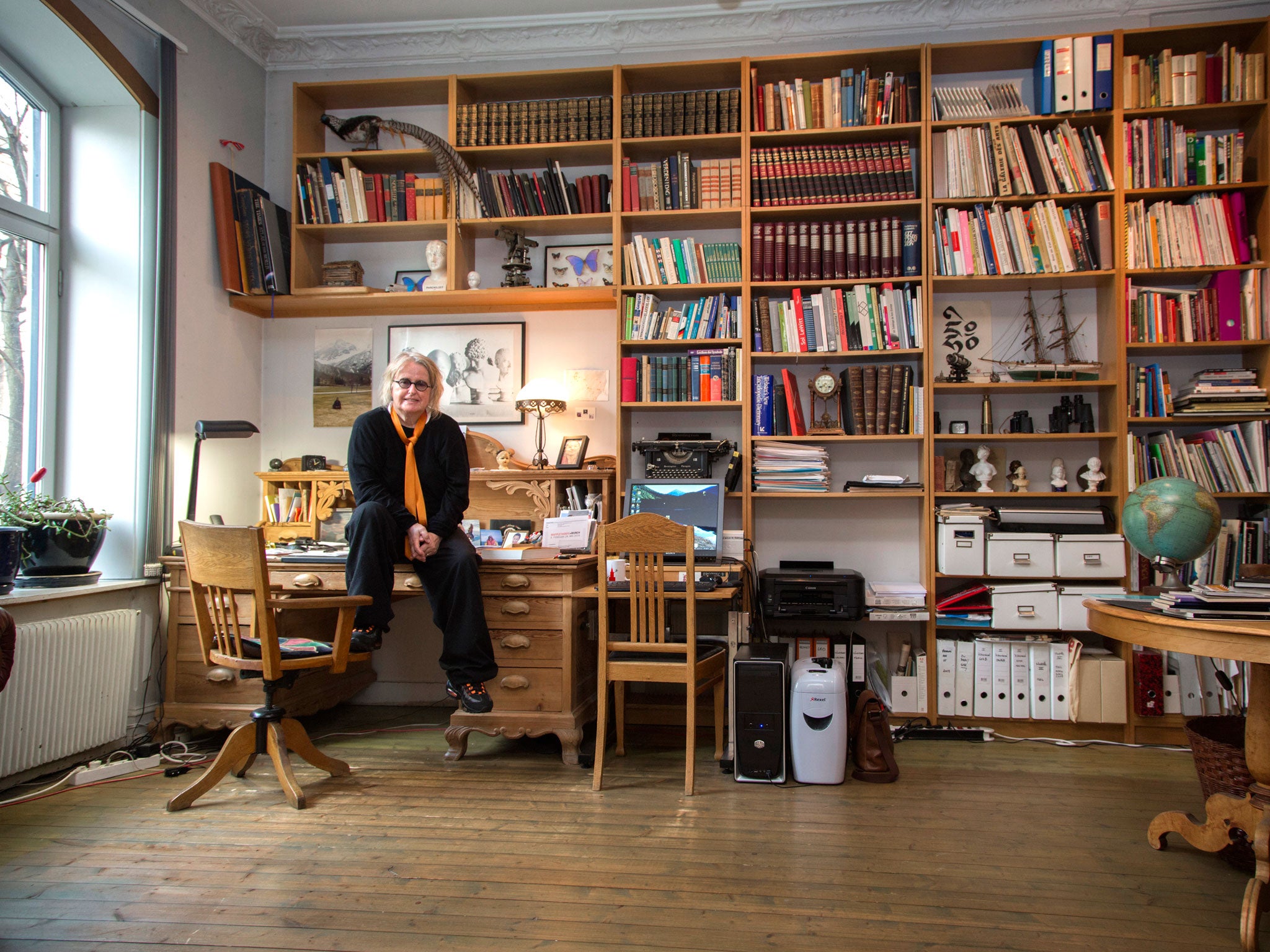 Marianne Heske at home in her studio in Oslo