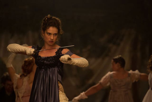 Lily James in ‘Pride and Prejudice and Zombies’