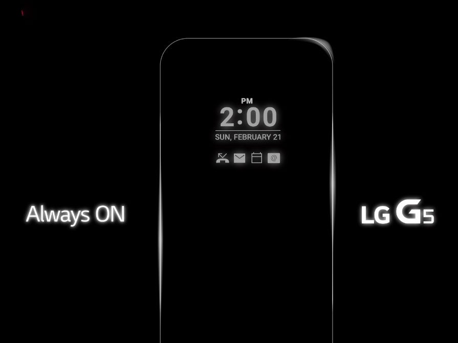 The company's Facebook post strongly hinted that the G5 will have an 'always on' display
