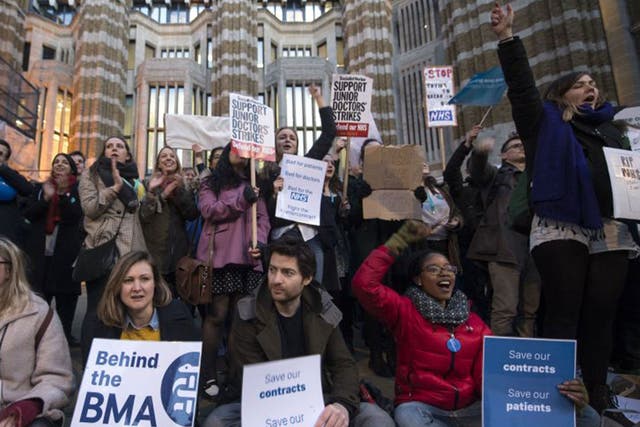 Junior doctors have pledged to fight on after Jeremy Hunt announced he will impose a new contract on thousands of medics