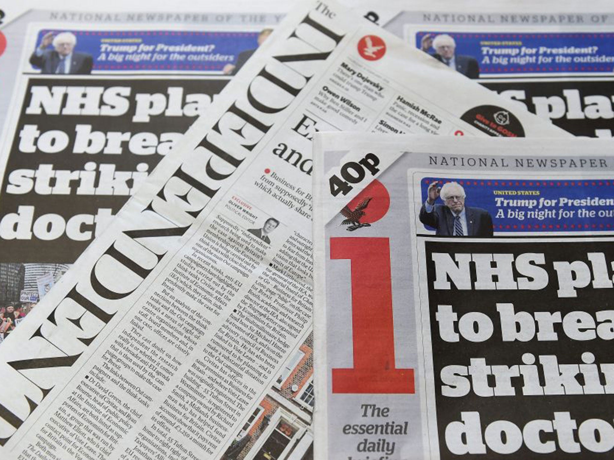 Johnston Press are in talks to buy the i newspaper