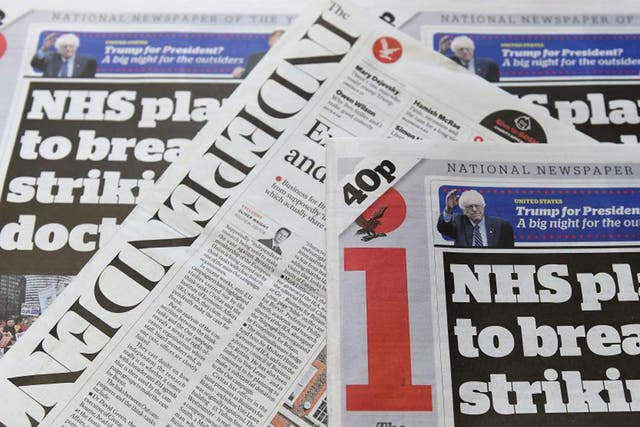 Johnston Press are in talks to buy the i newspaper