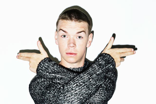 Fresh-faced: Nothing seems managed about Will Poulter's look
