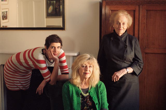 From left to right: film critic Larushka Ivan-Zadeh, screenwriter Deborah Moggach and 'script girl' Angela Allen