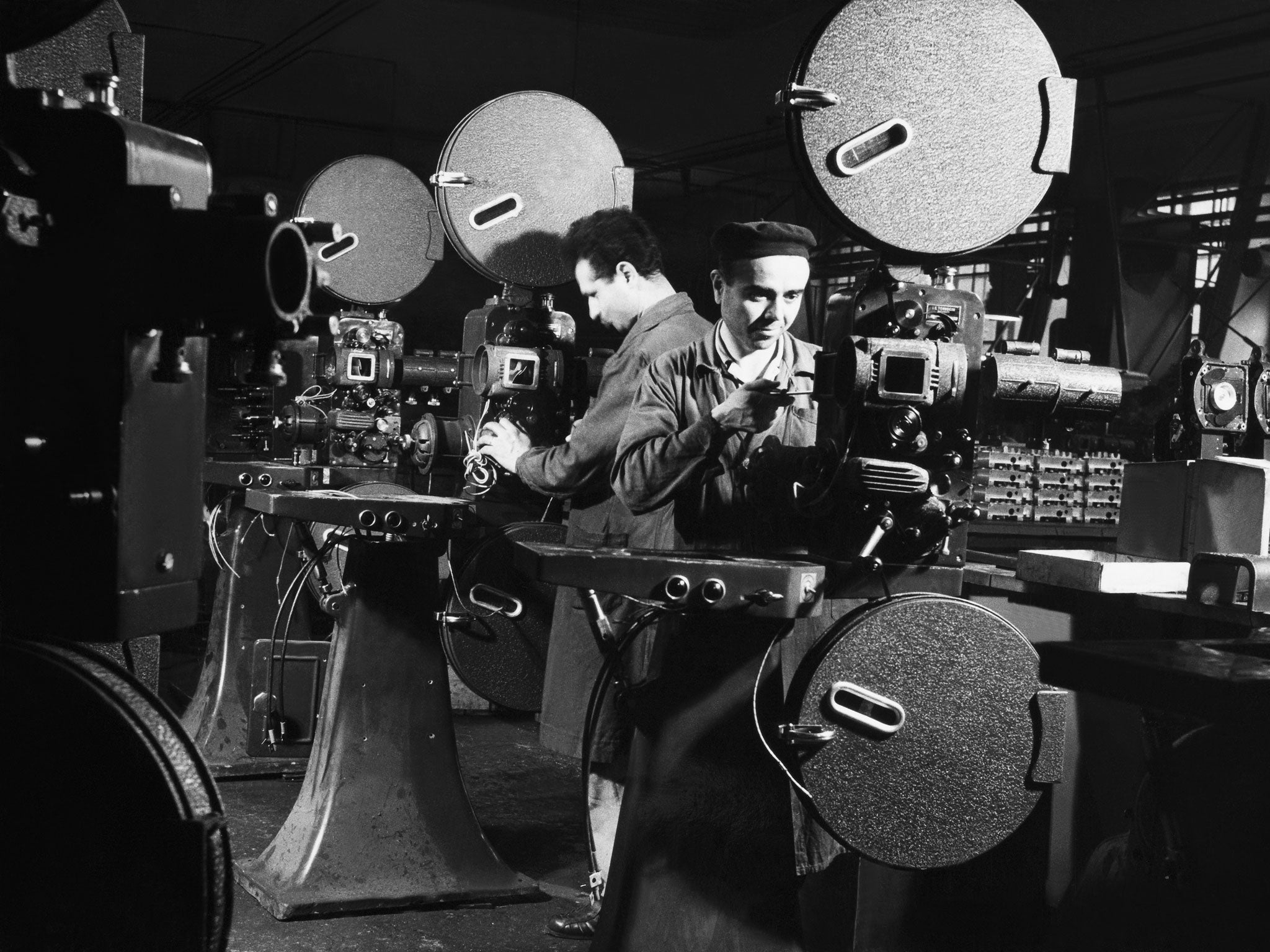 Movie Projectors in Bucharest in 1959