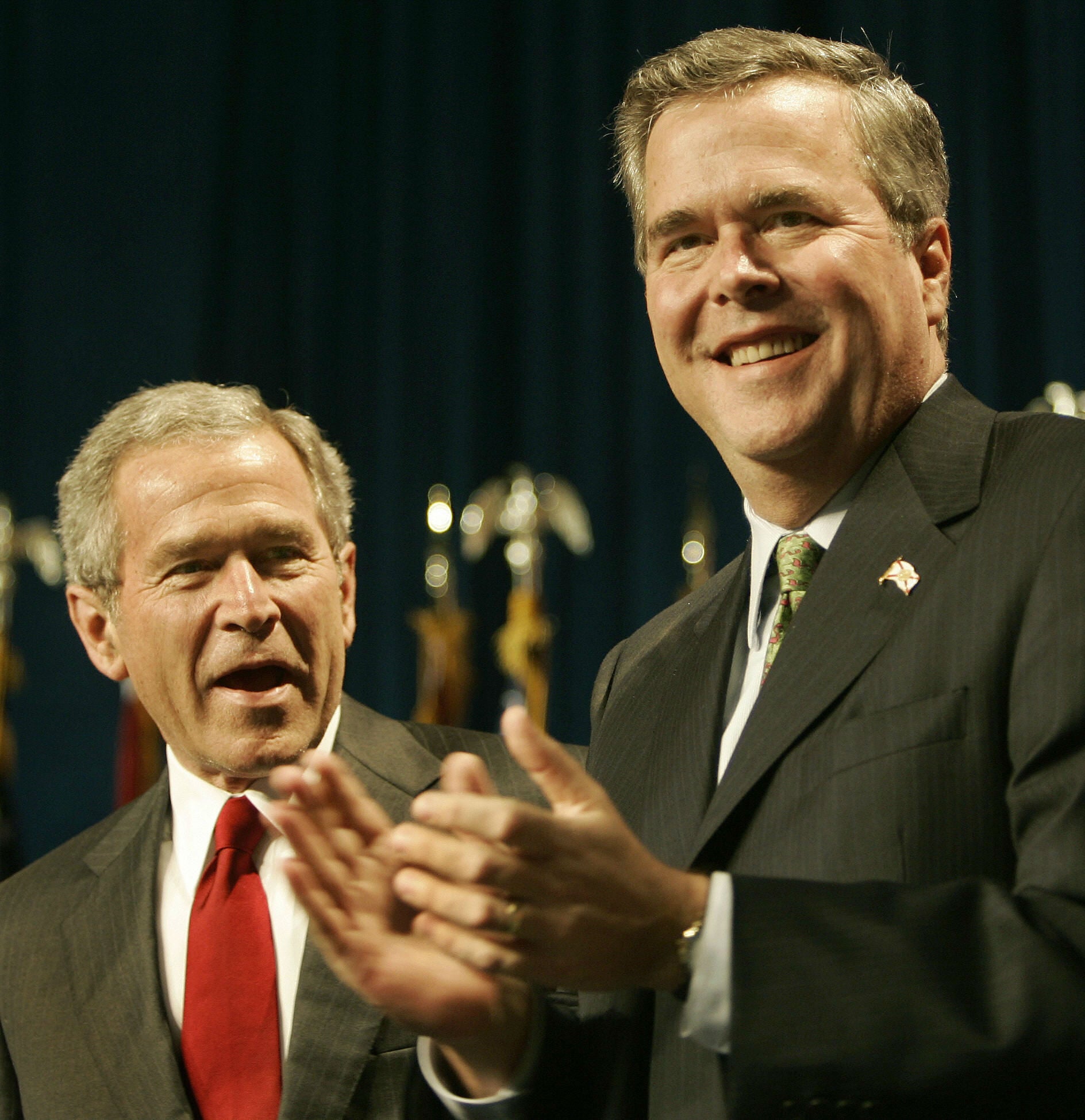George W Bush plans to appear at a rally in North Charleston