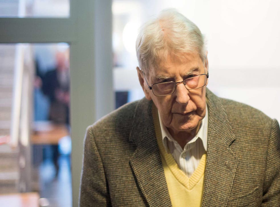 Reinhold Hanning admits having worked at Auschwitz but denies any involvement in mass murder