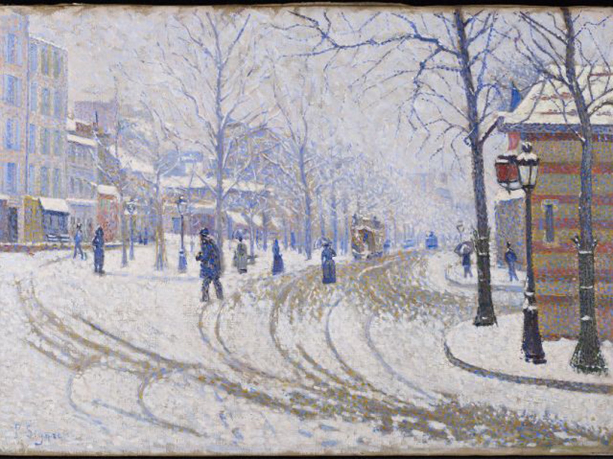 Boulevard de Clichy, Paris by Paul Signac (1886)