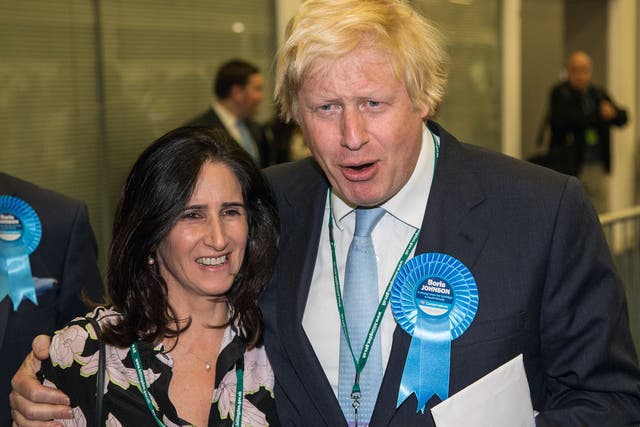 Marina Wheeler and Boris Johnson
