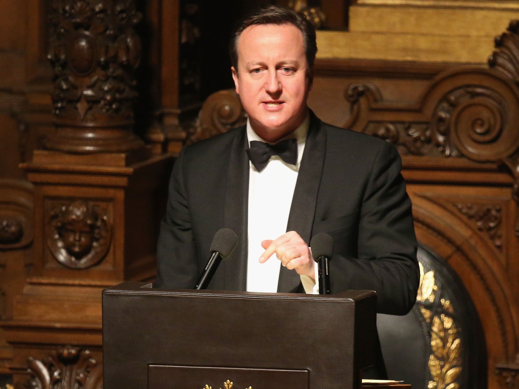 Cameron made his comments in a speech in Hamburg