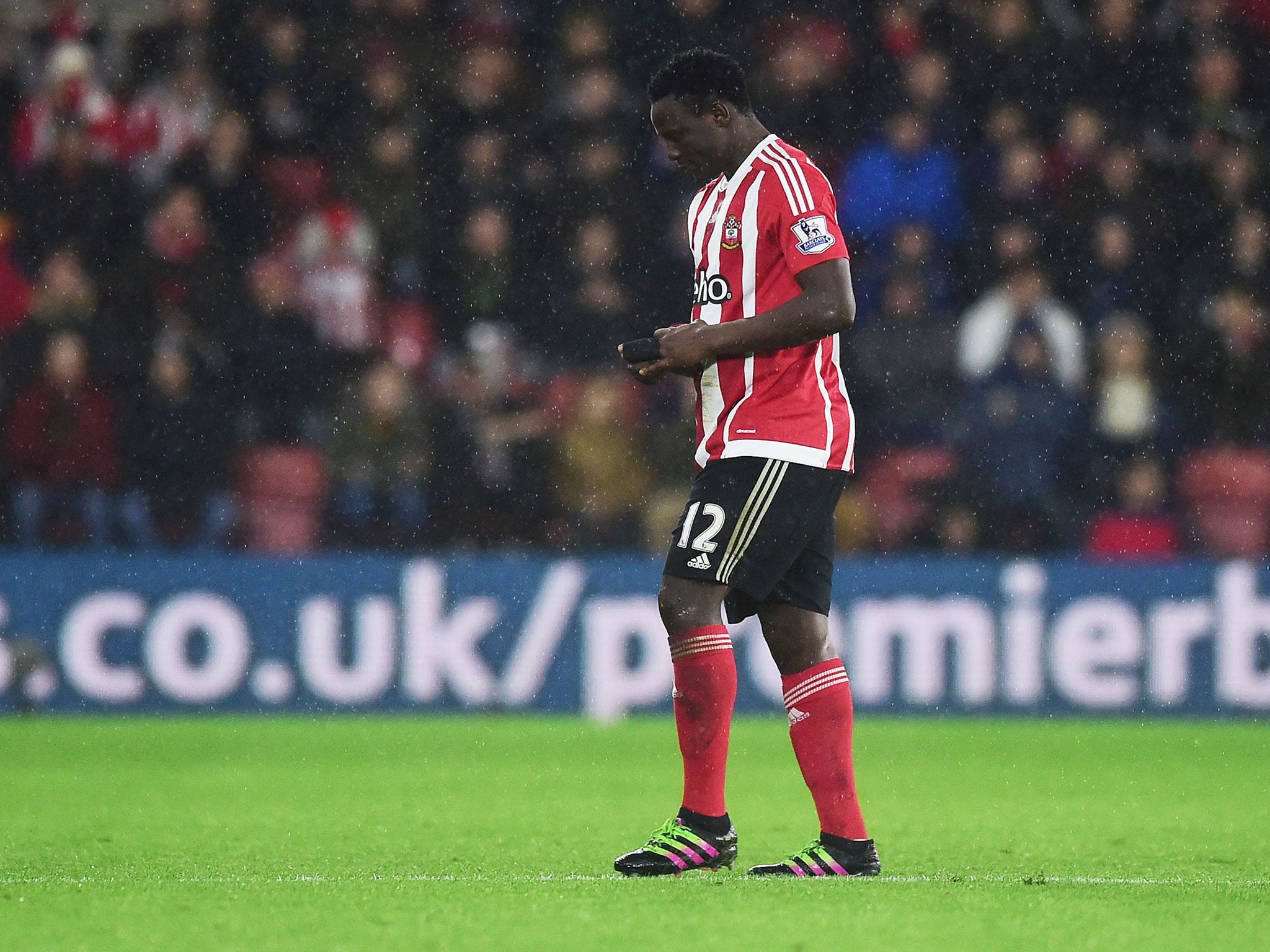 Victor Wanyama will begin his five-match ban after being sent-off against West Ham