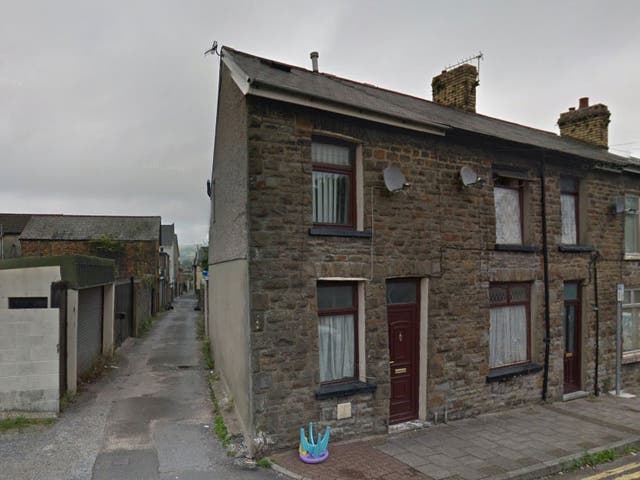 The £10,000 house for sale in Penygraig, Wales looks normal from the outside
