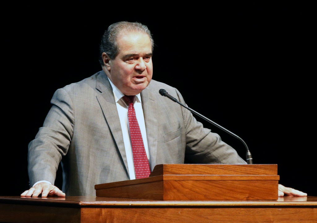 Scalia said he felt a "shudder of revulsion" at the thought of abortion