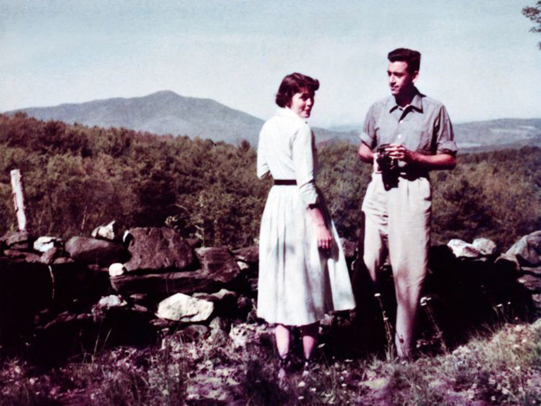 Salinger with his friend and editor Emily Maxwell