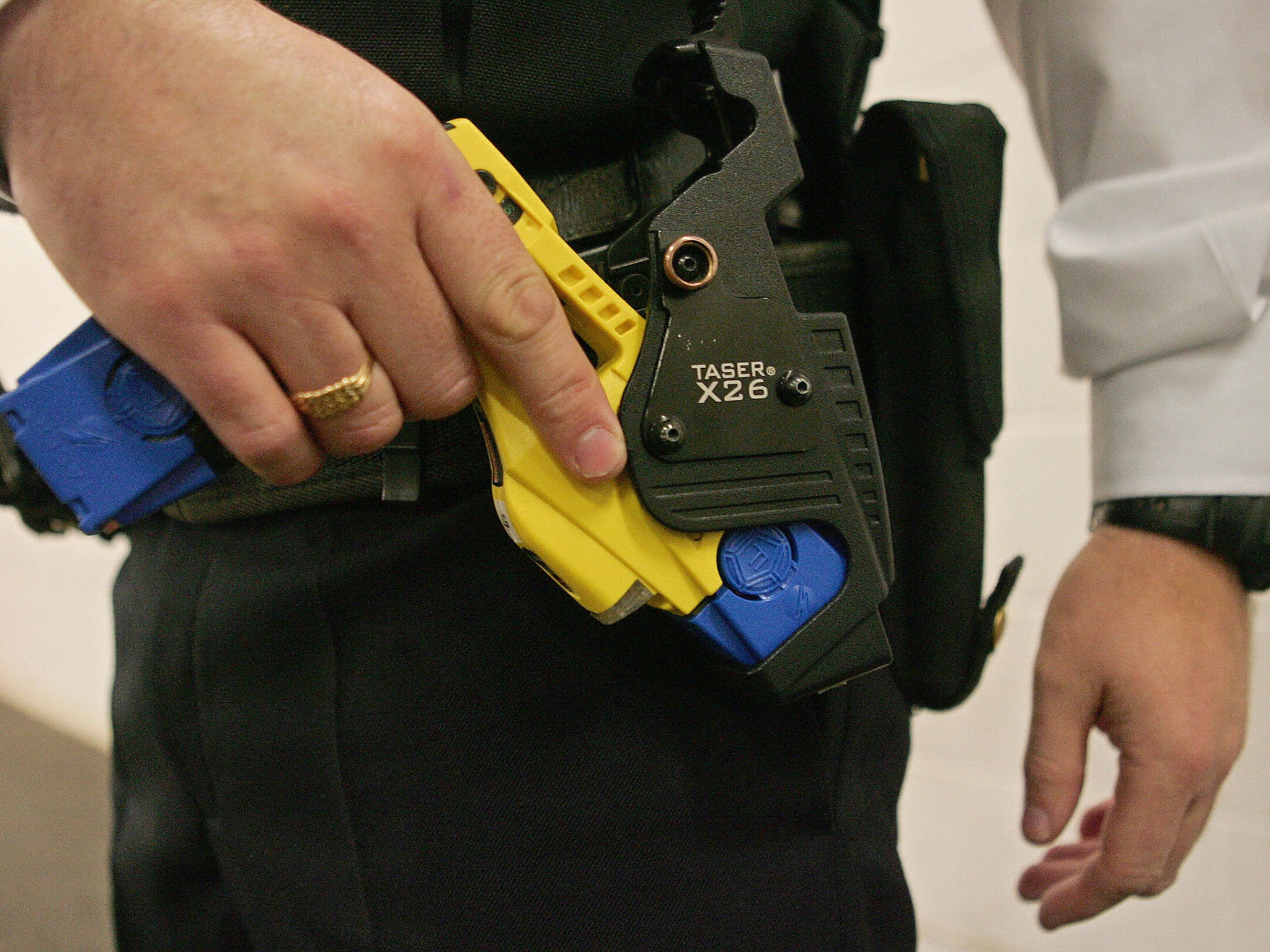 British police started using Tasers in 2003