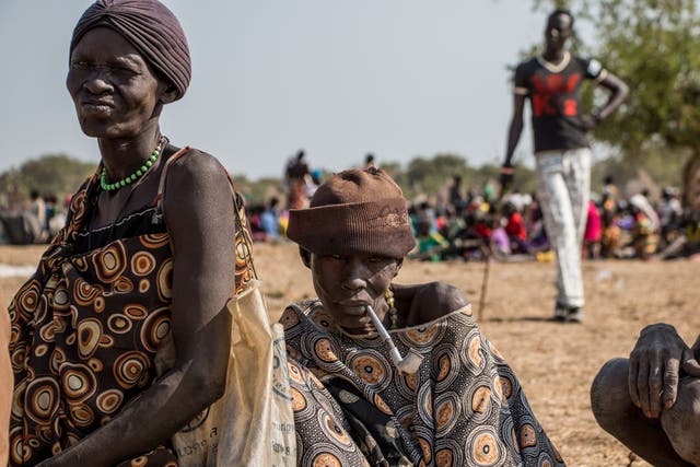 Famine is threatening the lives of 40,000 people in Nyal