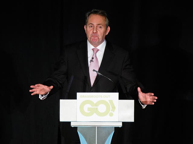 Liam Fox, the newly appointed Secretary of State for International Trade