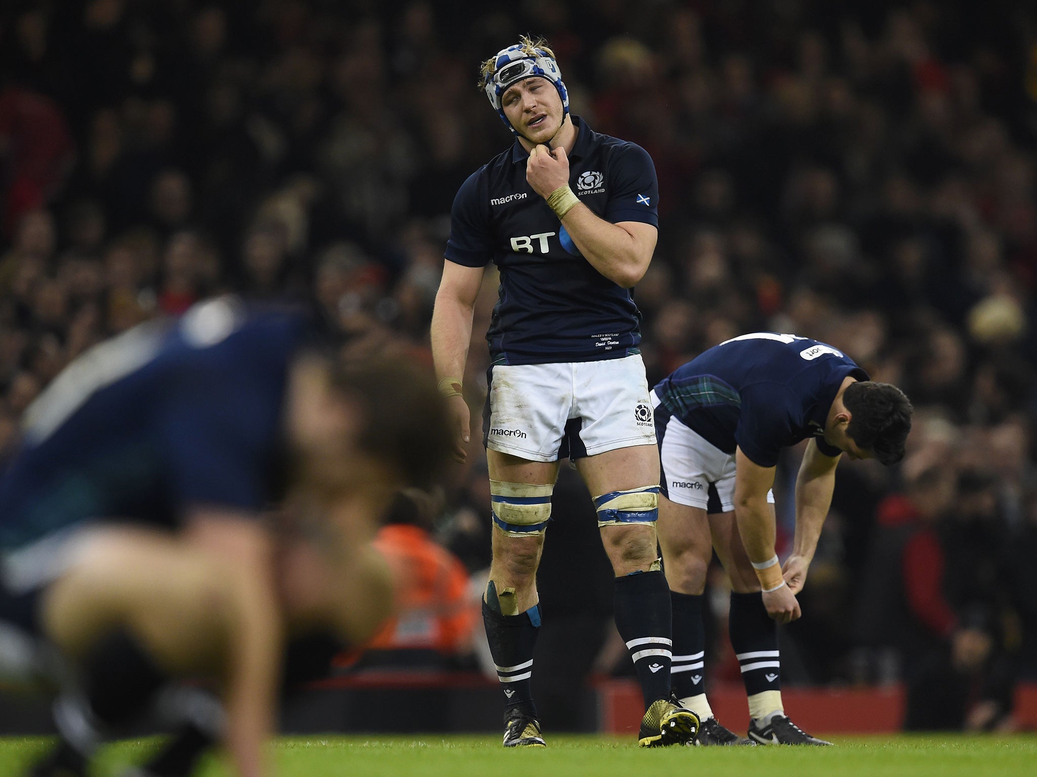 Scotland were left heartbroken by a Welsh two-try burst to win the game in Cardiff