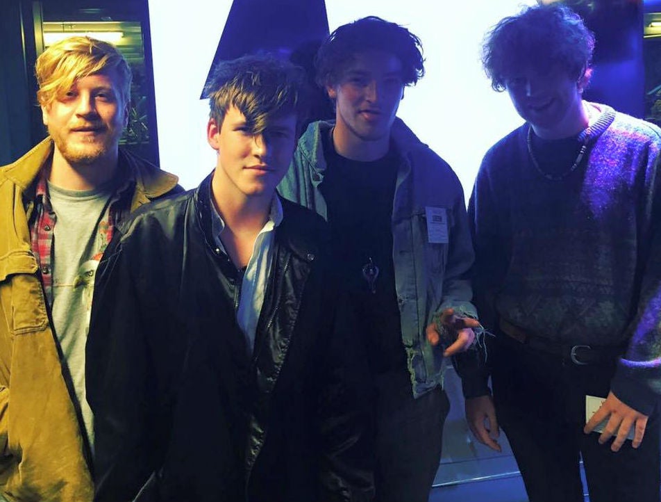 Members of band Viola Beach