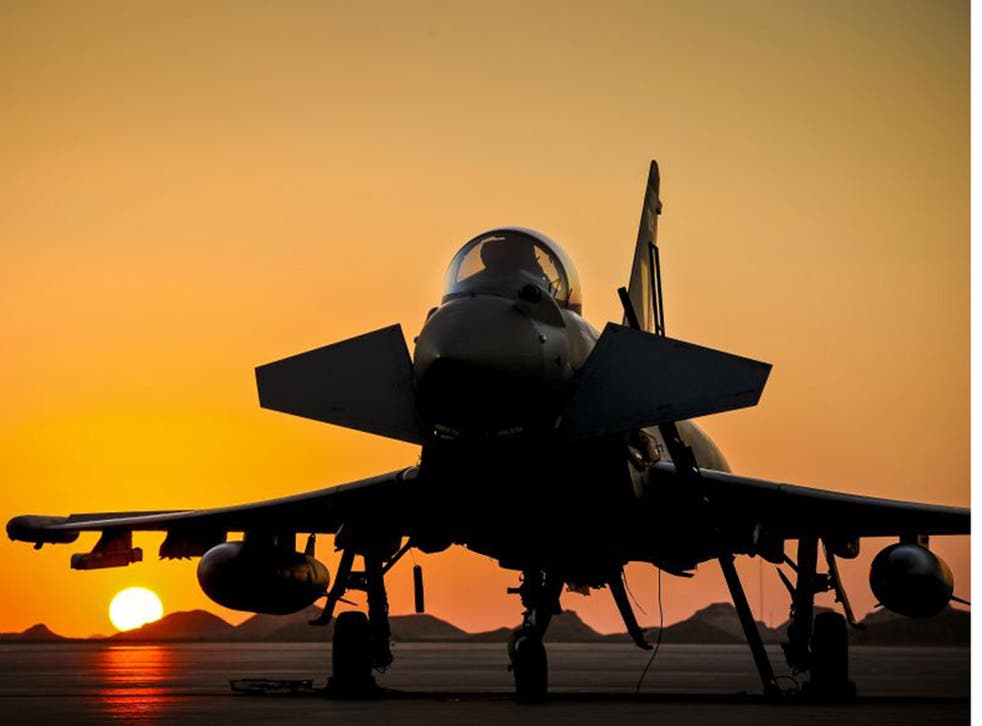 Eurofighter Typhoons make up the RAF's quick reaction squadrons