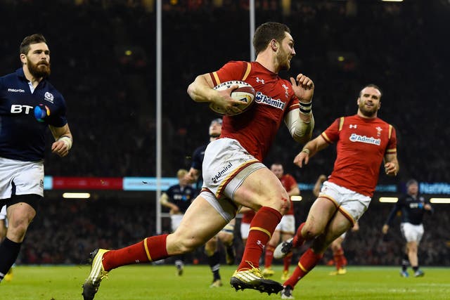 George North capped a fine performance with a sublime try against Scotland.