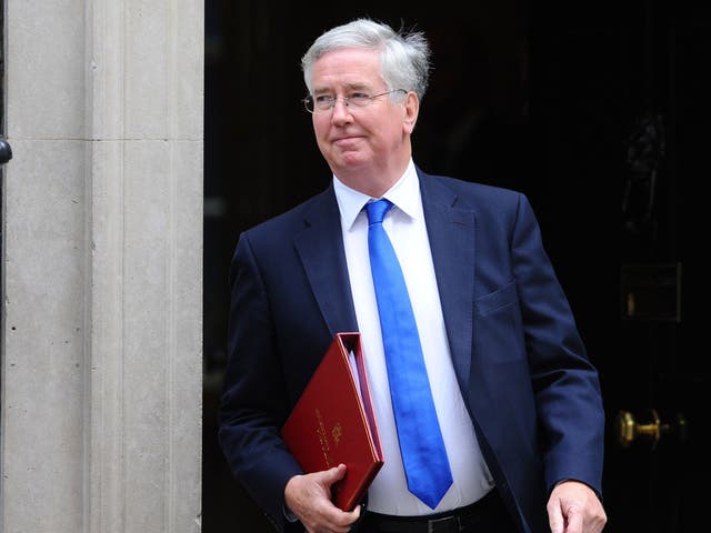 Secretary of State for Defence Michael Fallon