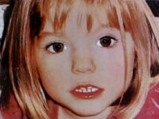 Madeleine McCann detectives search for paedophile's widow 