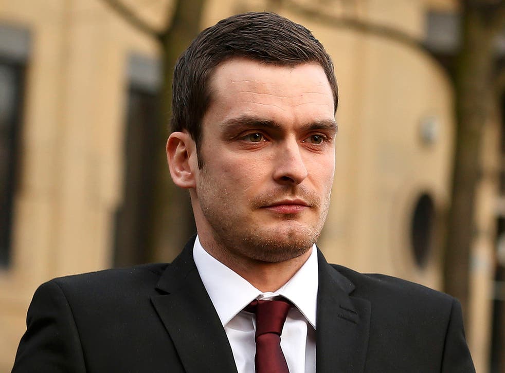 Former Sunderland soccer player Adam Johnson leaves Bradford Crown Court in Bradford