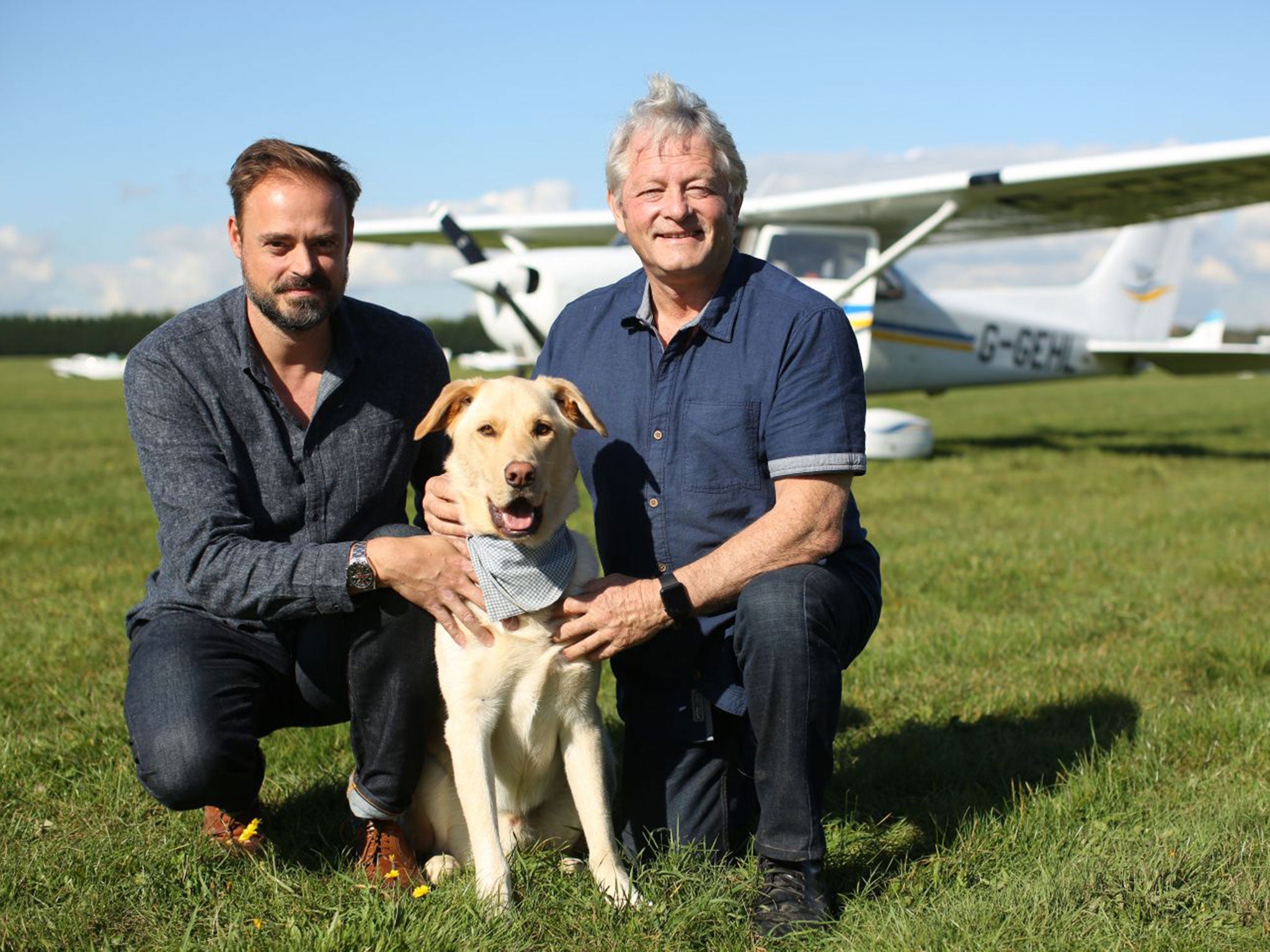 Honey, pictured with presenter Jamie Theakston and expert Mark Vette, is a high-energy lurcher cross. Two years old, she’s very loving, despite being a stray