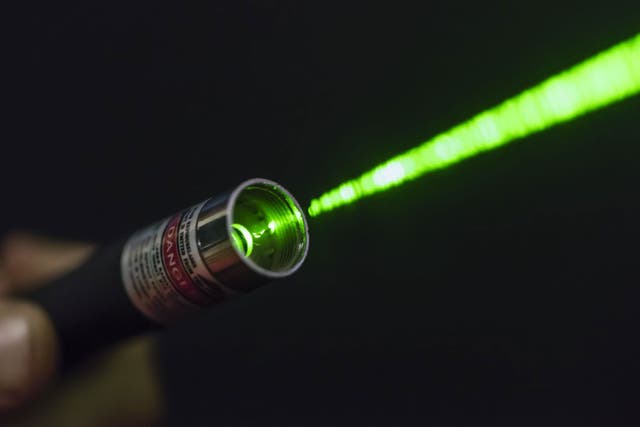 Many laser pointers bought online come from the  Far East and can damage eyesight