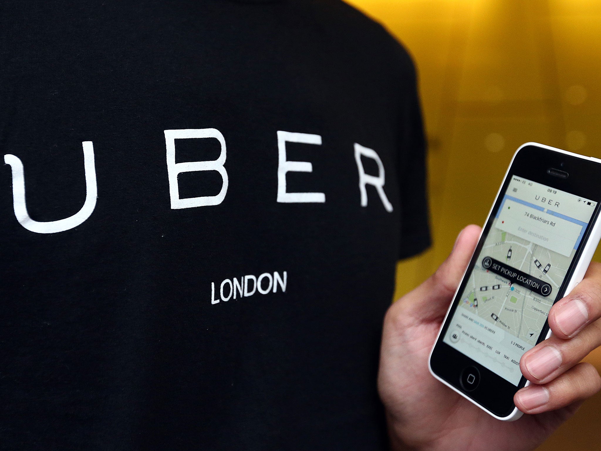 Uber is used by more than 30,000 drivers, labelled as self-employed partners across the UK in 15 towns and cities, with more than 1.5 million regular passengers in London