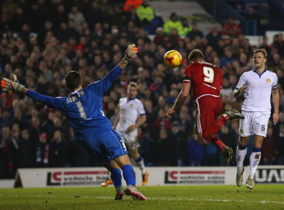 Middlesbrough's Jordan Rhodes missed his two best chances of the night