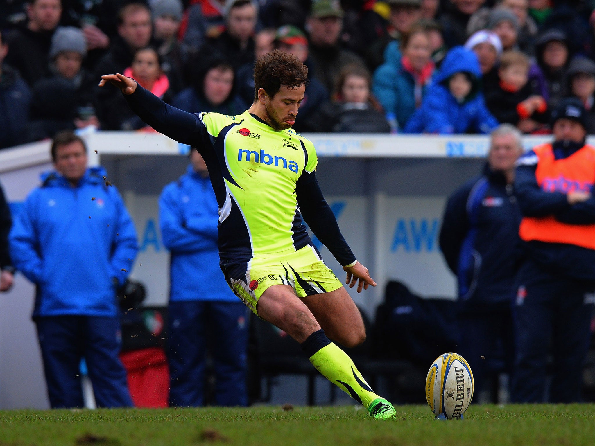 Danny Cipriani has made 65 appearances for Sale in four season at the club