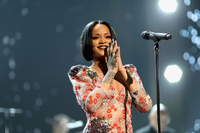 Rihanna took part in rehearsals but pulled out on doctor's orders