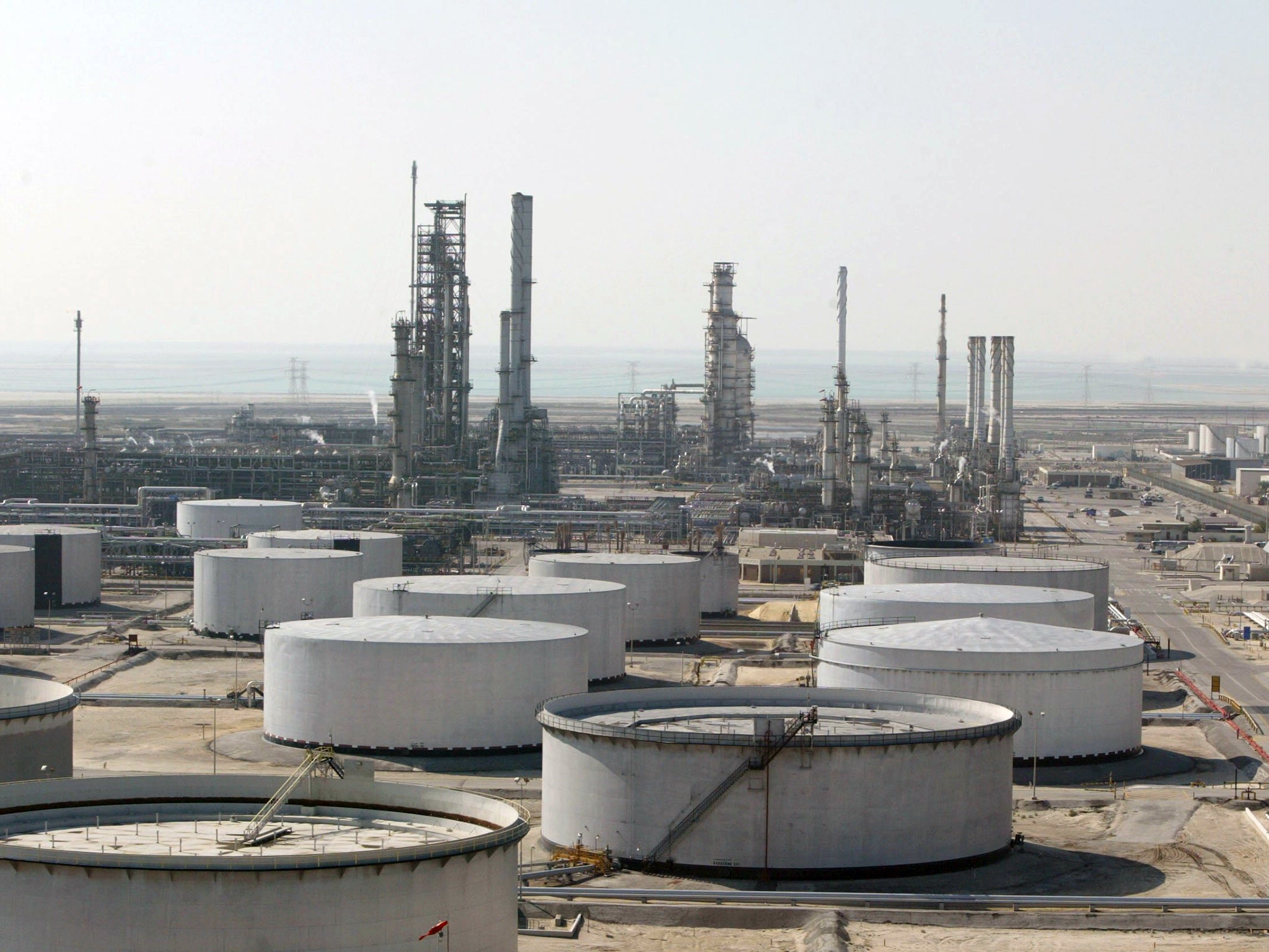 Ras Tannura's oil production plant, Saudi Arabia