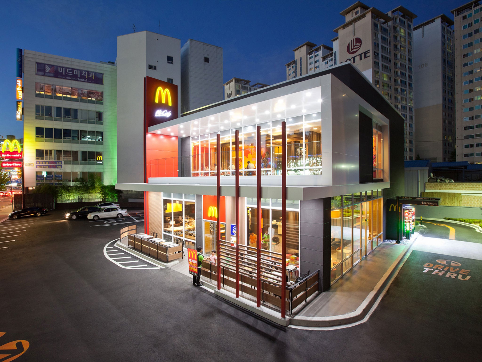 McDonald's new outlet in Korea