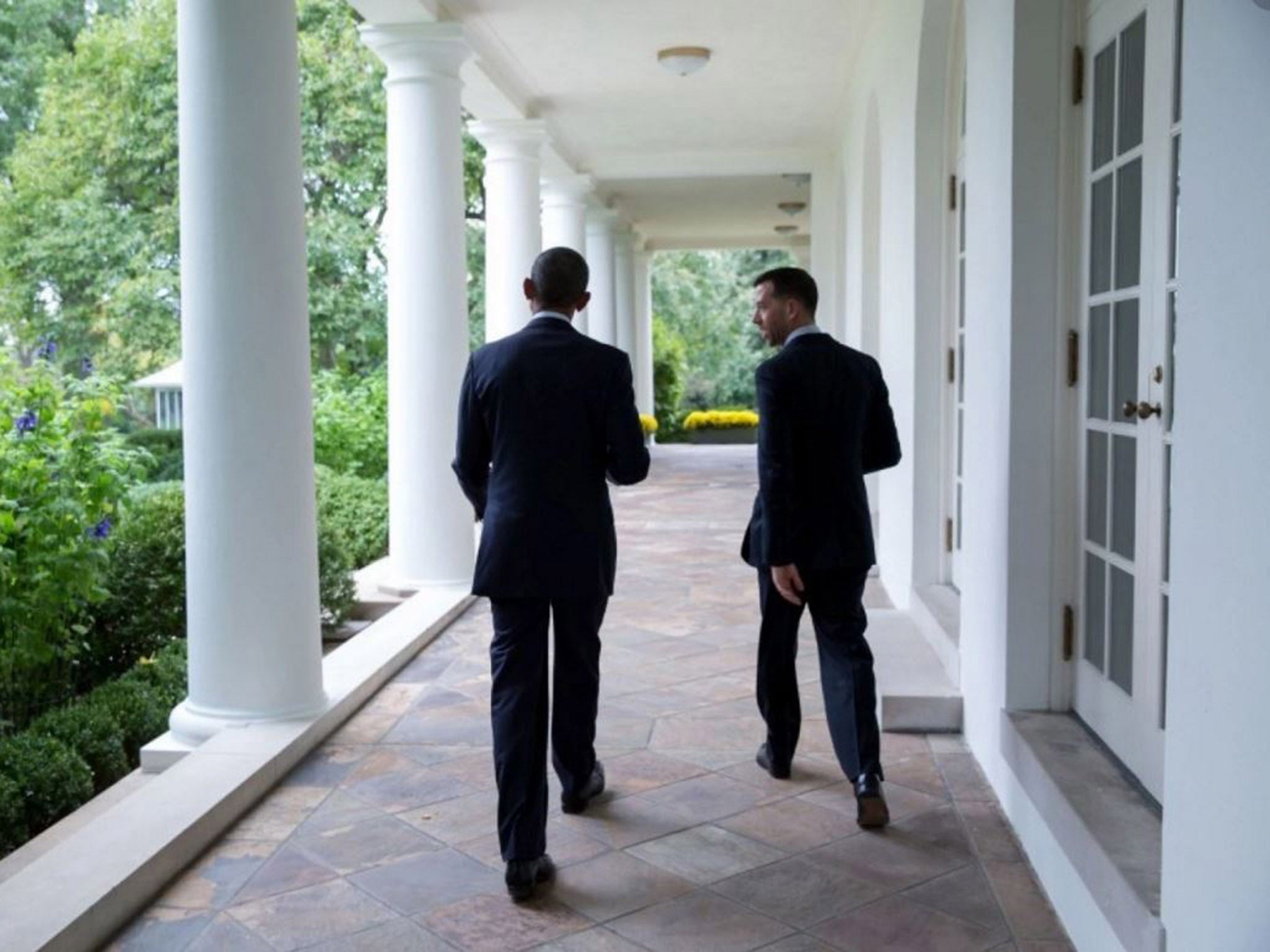 Brian Mosteller with President Obama