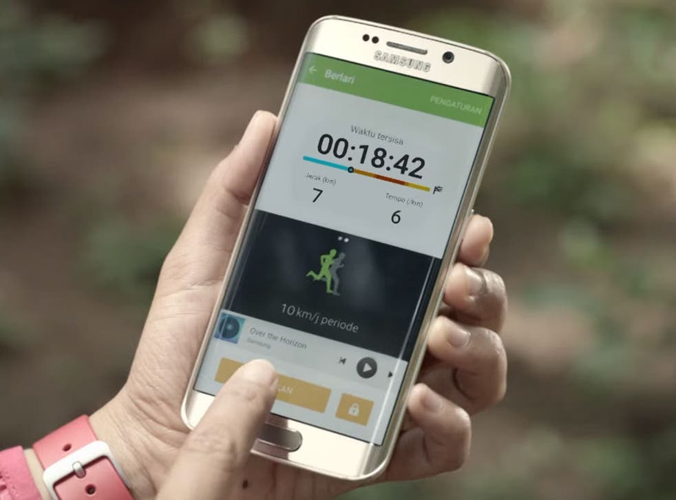 A screenshot from the 'leaked' video shows some of the first images of the Galaxy S7 Edge