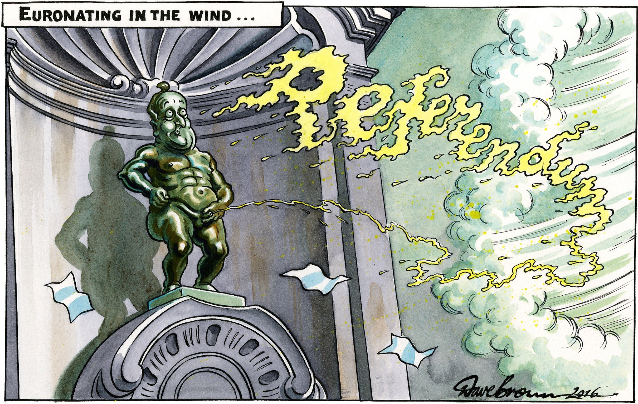 Dave Brown’s cartoon – for more of his work see the link below
