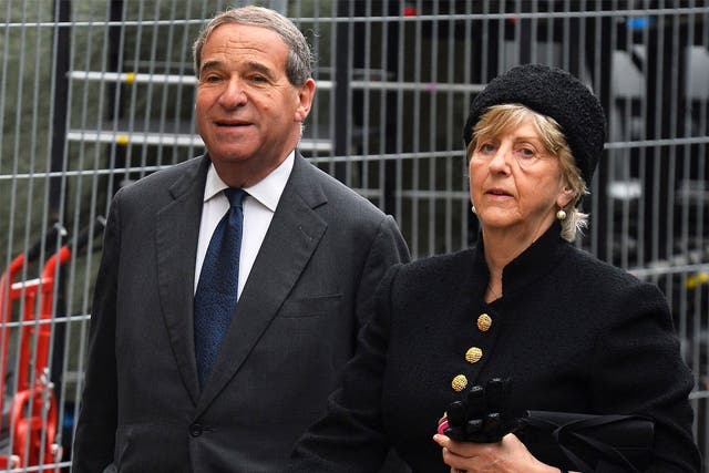 Lord and Lady Brittan, pictured in 2013
