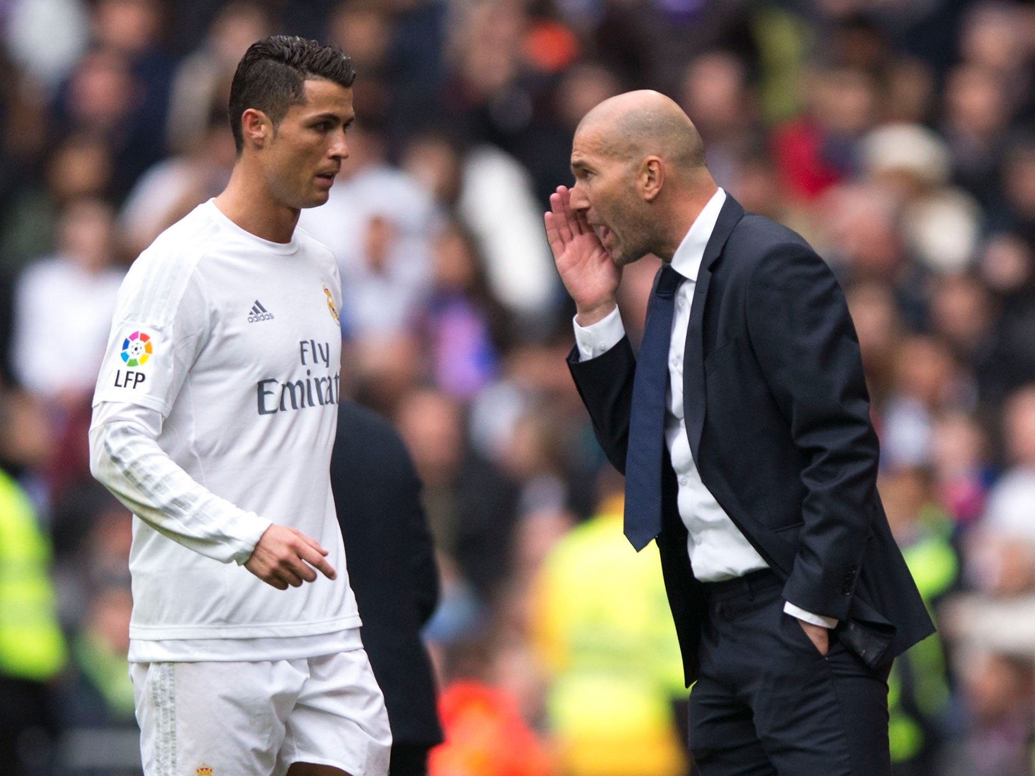 Cristiano Ronaldo: Real Madrid manager Zinedine Zidane ...