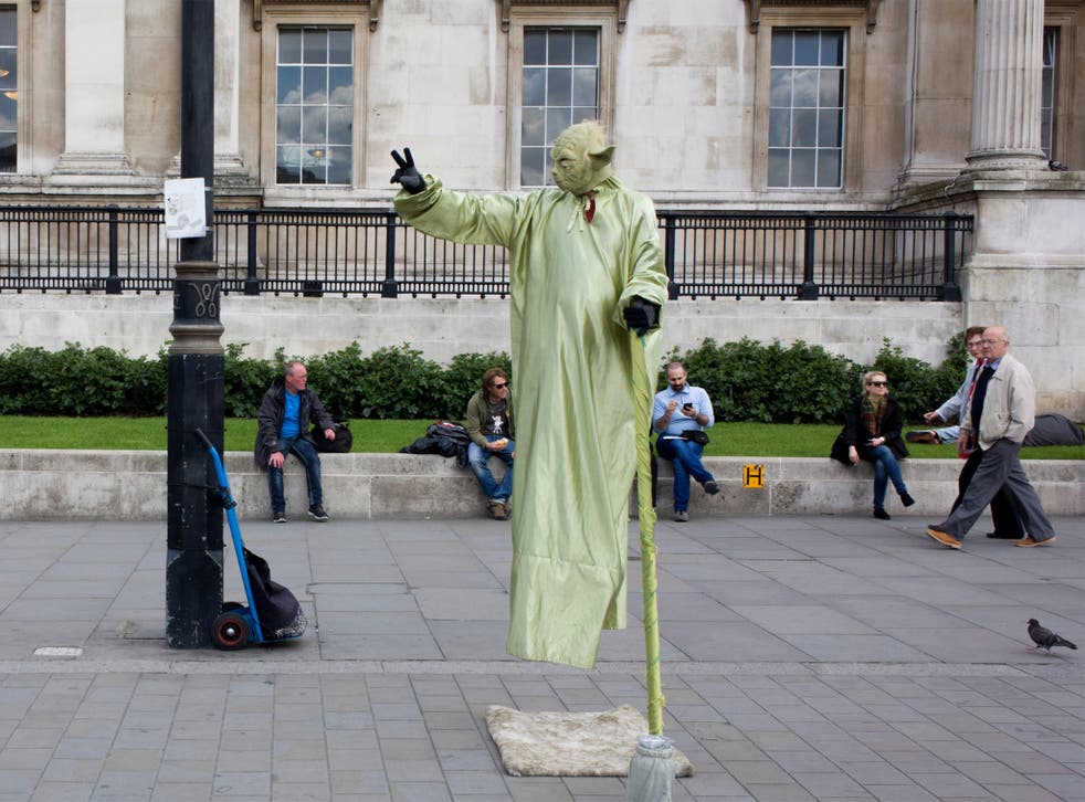 national gallery plans to demand trafalgar square buskers leave so it can create one of london s great parks the independent the independent