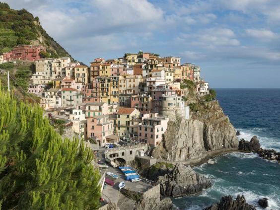 The spectacular coastline of Cinque Terre, Liguria